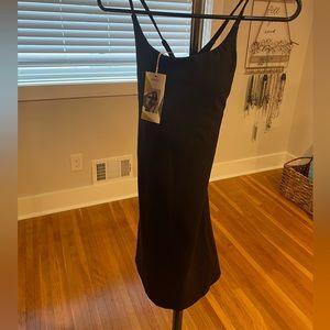 Halara midnight Adventure Black XS, dress with shorts under